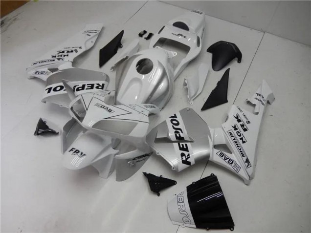 CBR 600 RR 2003-2004 Motorrad Verkleidungen - Silber Weiß Schwarz Repsol CBR 600 RR 2003-2004 Motorrad Verkleidungen - Silber Weiß Schwarz Repsol