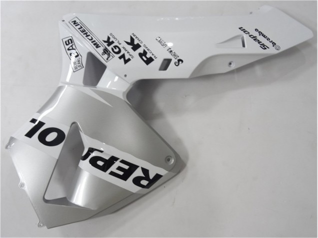 CBR 600 RR 2003-2004 Motorrad Verkleidungen - Silver Weiß Schwarz Repsol CBR 600 RR 2003-2004 Motorrad Verkleidungen - Silver Weiß Schwarz Repsol
