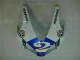 CBR 600 RR 2003-2004 Motorrad Verkleidungen - Weiß Blau R 2