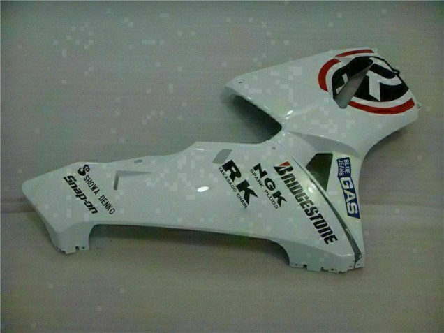 CBR 600 RR 2003-2004 Motorrad Verkleidungen - Weiß Blau R 2