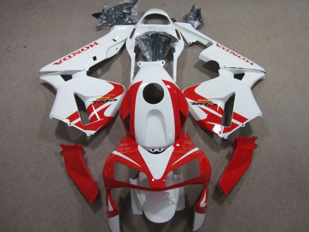 CBR 600 RR 2003-2004 Motorrad Verkleidungen - Weiß Rot CBR 600 RR 2003-2004 Motorrad Verkleidungen - Weiß Rot