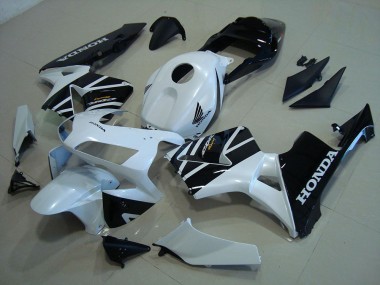 CBR 600 RR 2003-2004 Motorrad Verkleidungen - Weiß Schwarz