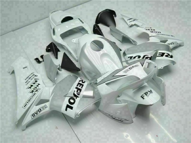 CBR 600 RR 2003-2004 Motorrad Verkleidungen - Weiß Silber Repsol CBR 600 RR 2003-2004 Motorrad Verkleidungen - Weiß Silber Repsol