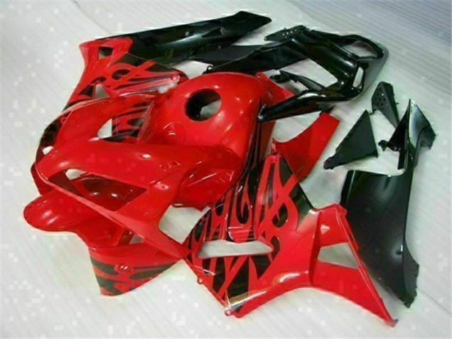 CBR 600 RR 2003-2004 Motorrad VollVerkleidungen & Plastik - Rot Schwarz