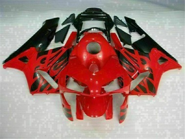 CBR 600 RR 2003-2004 Motorrad VollVerkleidungen & Plastik - Rot Schwarz