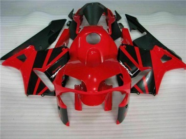 CBR 600 RR 2003-2004 Motorrad Vollverkleidung - Rot Schwarz