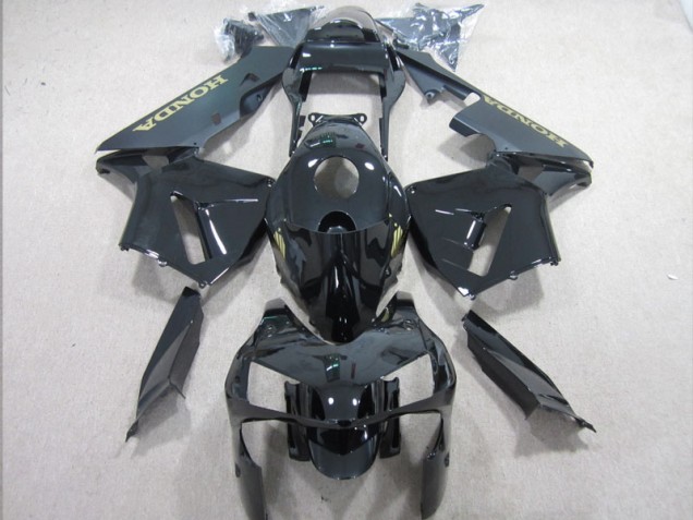 CBR 600 RR 2003-2004 Motorrad Vollverkleidung - Schwarz und Gold Aufkleber CBR 600 RR 2003-2004 Motorrad Vollverkleidung - Schwarz und Gold Aufkleber