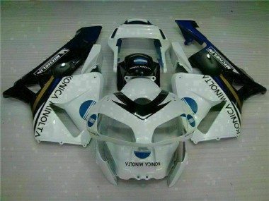 CBR 600 RR 2003-2004 MotorradVerkleidungen Plastik Kits - Weiß