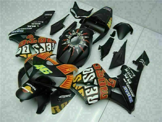 CBR 600 RR 2005-2006 Motor Vollverkleidung - Schwarz CBR 600 RR 2005-2006 Motor Vollverkleidung - Schwarz