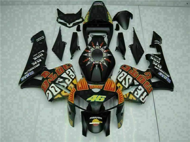 CBR 600 RR 2005-2006 Motor Vollverkleidung - Schwarz CBR 600 RR 2005-2006 Motor Vollverkleidung - Schwarz