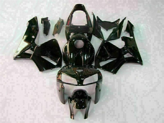 CBR 600 RR 2005-2006 Motorrad Verkleidung - Glänzend Schwarz CBR 600 RR 2005-2006 Motorrad Verkleidung - Glänzend Schwarz