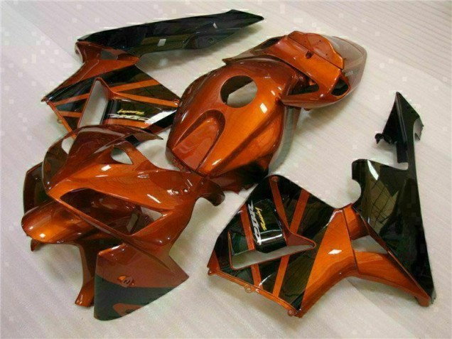 CBR 600 RR 2005-2006 Motorrad Verkleidung - Orange Schwarz CBR 600 RR 2005-2006 Motorrad Verkleidung - Orange Schwarz