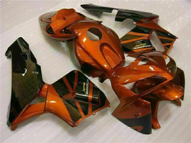 CBR 600 RR 2005-2006 Motorrad Verkleidung - Orange Schwarz CBR 600 RR 2005-2006 Motorrad Verkleidung - Orange Schwarz