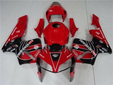 CBR 600 RR 2005-2006 Motorrad Verkleidung & Plastik - Rot Schwarz