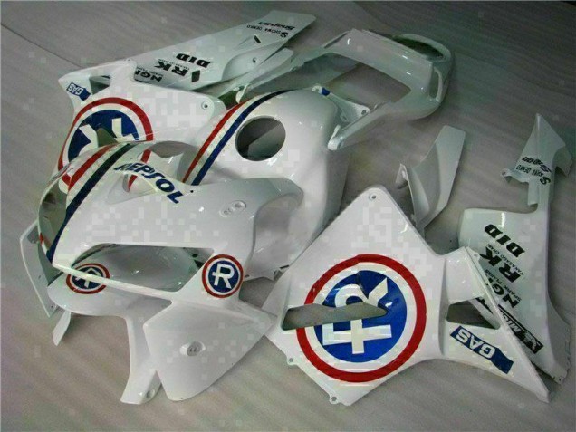 CBR 600 RR 2005-2006 Motorrad Verkleidung & Plastik - Weiß CBR 600 RR 2005-2006 Motorrad Verkleidung & Plastik - Weiß