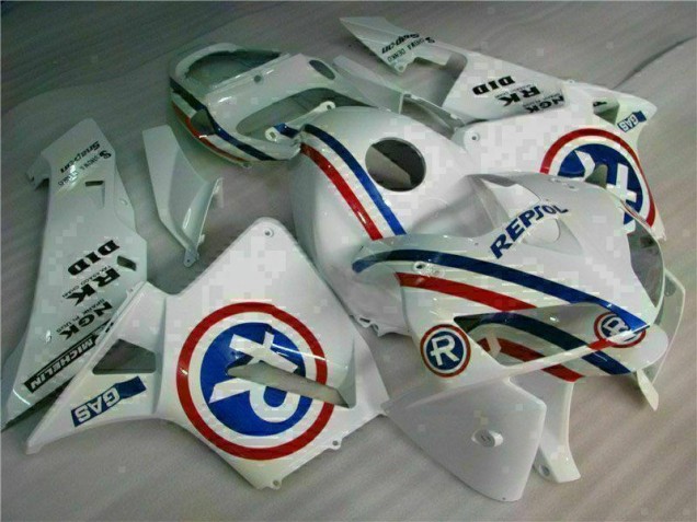 CBR 600 RR 2005-2006 Motorrad Verkleidung & Plastik - Weiß CBR 600 RR 2005-2006 Motorrad Verkleidung & Plastik - Weiß