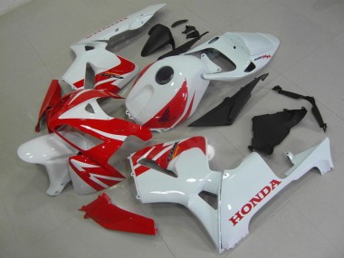CBR 600 RR 2005-2006 Motorrad Verkleidung - Rot Weiß
