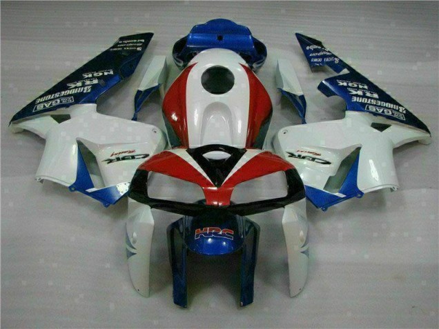 CBR 600 RR 2005-2006 Motorrad Verkleidung - Weiß Blau CBR 600 RR 2005-2006 Motorrad Verkleidung - Weiß Blau