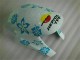 CBR 600 RR 2005-2006 Motorrad Verkleidung - Weiß Blau Nastro Azzurro 46 CBR 600 RR 2005-2006 Motorrad Verkleidung - Weiß Blau Nastro Azzurro 46