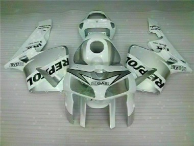 CBR 600 RR 2005-2006 Motorrad Verkleidung - Weiß Repsol