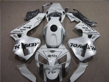 CBR 600 RR 2005-2006 Motorrad Verkleidung - Weiß Schwarz Repsol