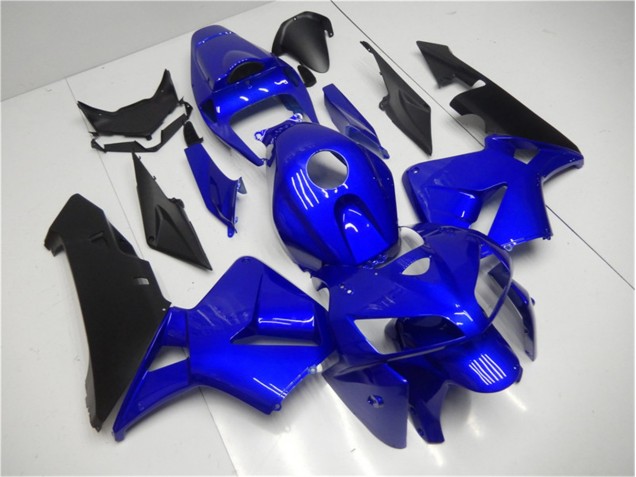 CBR 600 RR 2005-2006 Motorrad Verkleidungen - Blau Schwarz CBR 600 RR 2005-2006 Motorrad Verkleidungen - Blau Schwarz