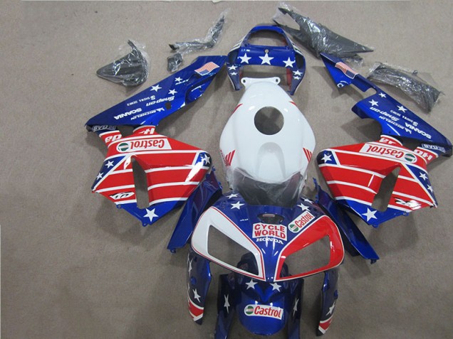 CBR 600 RR 2005-2006 Motorrad Verkleidungen - Cycle World Castrol CBR 600 RR 2005-2006 Motorrad Verkleidungen - Cycle World Castrol