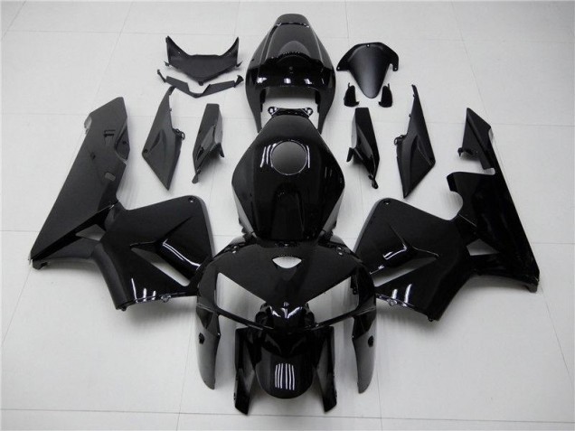 CBR 600 RR 2005-2006 Motorrad Verkleidungen - Glänzend Schwarz CBR 600 RR 2005-2006 Motorrad Verkleidungen - Glänzend Schwarz