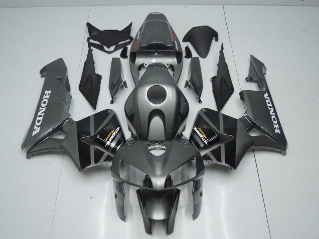 CBR 600 RR 2005-2006 Motorrad Verkleidungen - Grau Schwarz CBR 600 RR 2005-2006 Motorrad Verkleidungen - Grau Schwarz