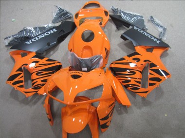 CBR 600 RR 2005-2006 Motorrad Verkleidungen Komplett Sets - Orange Schwarz