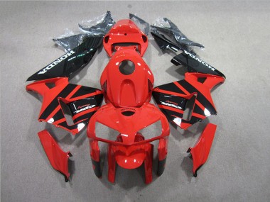 CBR 600 RR 2005-2006 Motorrad Verkleidungen Komplett Sets - Rot Schwarz