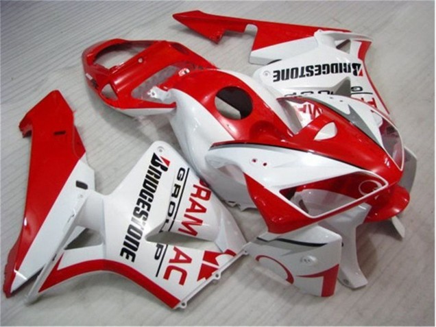 CBR 600 RR 2005-2006 Motorrad Verkleidungen Komplett Sets - Rot Weiß CBR 600 RR 2005-2006 Motorrad Verkleidungen Komplett Sets - Rot Weiß