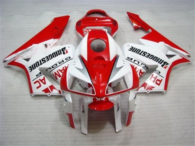 CBR 600 RR 2005-2006 Motorrad Verkleidungen Komplett Sets - Rot Weiß CBR 600 RR 2005-2006 Motorrad Verkleidungen Komplett Sets - Rot Weiß
