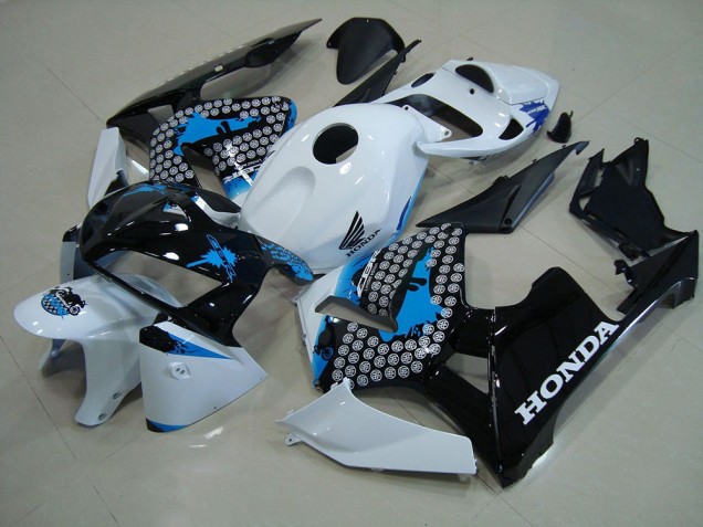 CBR 600 RR 2005-2006 Motorrad Verkleidungen - Matt Schwarz mit rotem Aufkleber CBR 600 RR 2005-2006 Motorrad Verkleidungen - Matt Schwarz mit rotem Aufkleber
