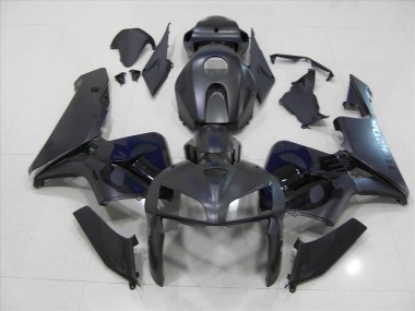 CBR 600 RR 2005-2006 Motorrad Verkleidungen - Matt Schwarzer Totenkopf