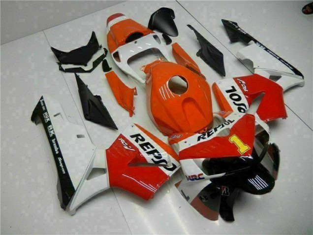 CBR 600 RR 2005-2006 Motorrad Verkleidungen - Orange Repsol CBR 600 RR 2005-2006 Motorrad Verkleidungen - Orange Repsol