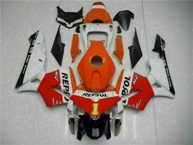 CBR 600 RR 2005-2006 Motorrad Verkleidungen - Orange Repsol