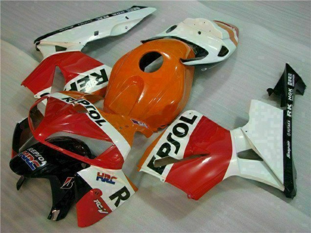 CBR 600 RR 2005-2006 Motorrad Verkleidungen - Orange Schwarz Repsol CBR 600 RR 2005-2006 Motorrad Verkleidungen - Orange Schwarz Repsol