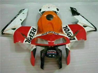 CBR 600 RR 2005-2006 Motorrad Verkleidungen - Orange Schwarz Repsol