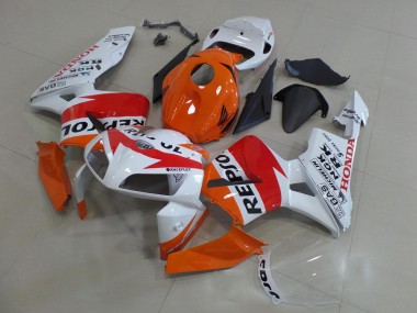 CBR 600 RR 2005-2006 Motorrad Verkleidungen - Orange Weiß Repsol