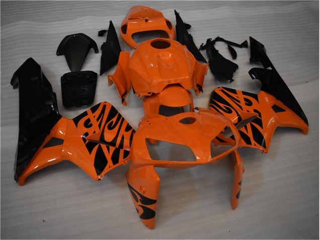 CBR 600 RR 2005-2006 Motorrad Verkleidungen & Plastik - Orange Schwarz CBR 600 RR 2005-2006 Motorrad Verkleidungen & Plastik - Orange Schwarz