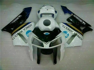 CBR 600 RR 2005-2006 Motorrad Verkleidungen & Plastik - Weiß Schwarz