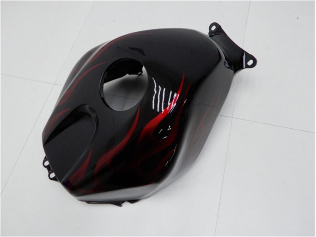 CBR 600 RR 2005-2006 Motorrad Verkleidungen - Rot Flamme Schwarz CBR 600 RR 2005-2006 Motorrad Verkleidungen - Rot Flamme Schwarz