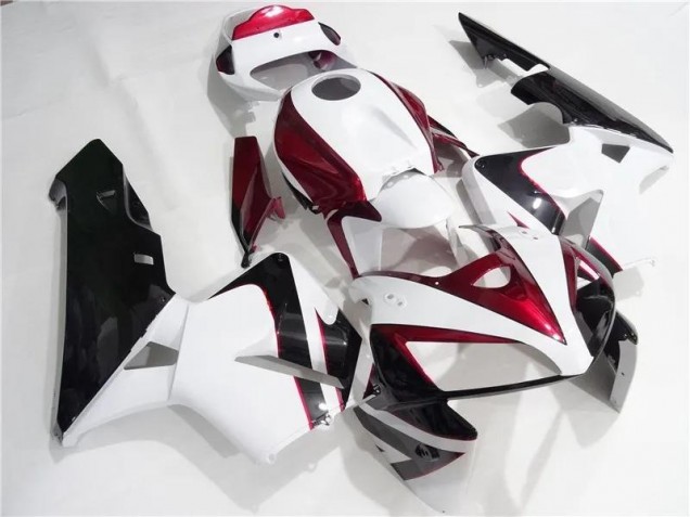 CBR 600 RR 2005-2006 Motorrad Verkleidungen - Rot Weiß Schwarz CBR 600 RR 2005-2006 Motorrad Verkleidungen - Rot Weiß Schwarz