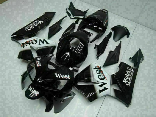 CBR 600 RR 2005-2006 Motorrad Verkleidungen - Schwarz West