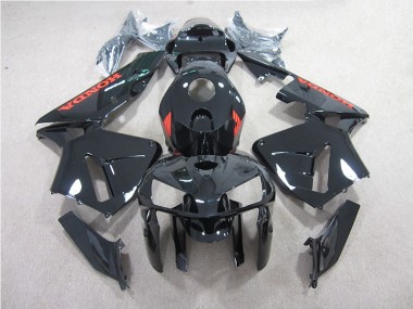 CBR 600 RR 2005-2006 Motorrad Verkleidungen - Schwarz mit Rot