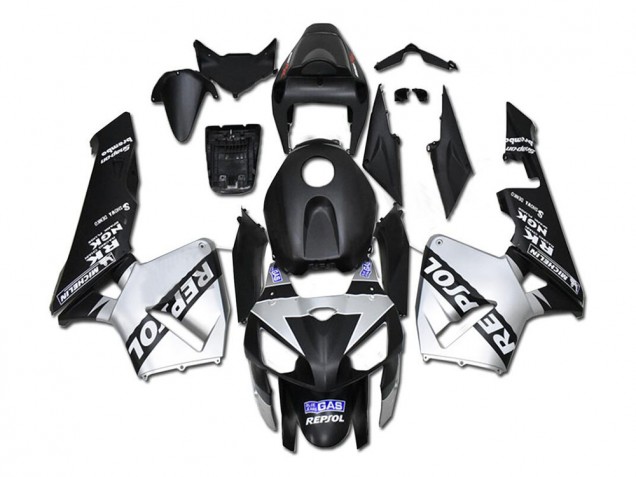 CBR 600 RR 2005-2006 Motorrad Verkleidungen - Silber Repsol Schwarz CBR 600 RR 2005-2006 Motorrad Verkleidungen - Silber Repsol Schwarz