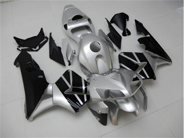 CBR 600 RR 2005-2006 Motorrad Verkleidungen - Silber Schwarz CBR 600 RR 2005-2006 Motorrad Verkleidungen - Silber Schwarz