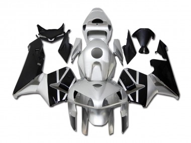 CBR 600 RR 2005-2006 Motorrad Verkleidungen - Silber Schwarz