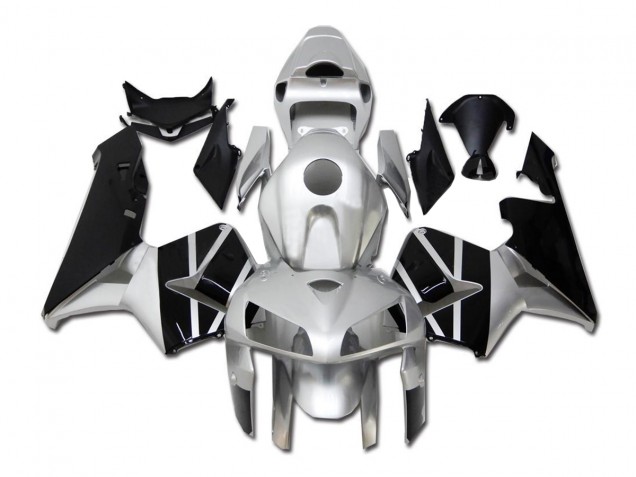 CBR 600 RR 2005-2006 Motorrad Verkleidungen - Silber Schwarz CBR 600 RR 2005-2006 Motorrad Verkleidungen - Silber Schwarz